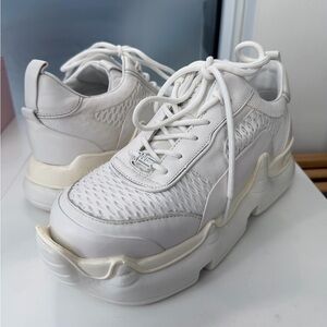 SWEAR London Air Revive Nitro S White Platform Sneakers | Designer